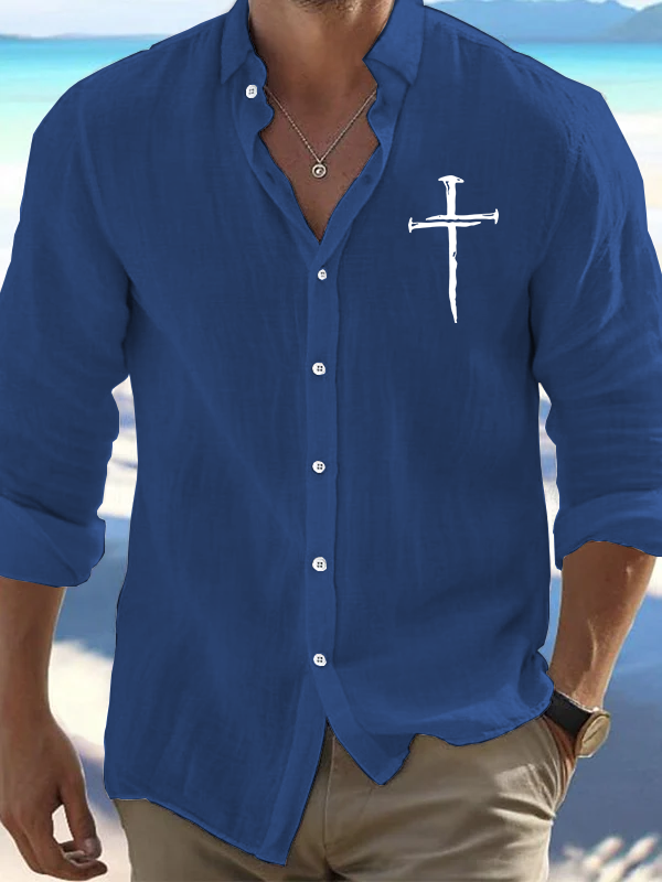 Faith Cross Christian Resort Casual Shirt