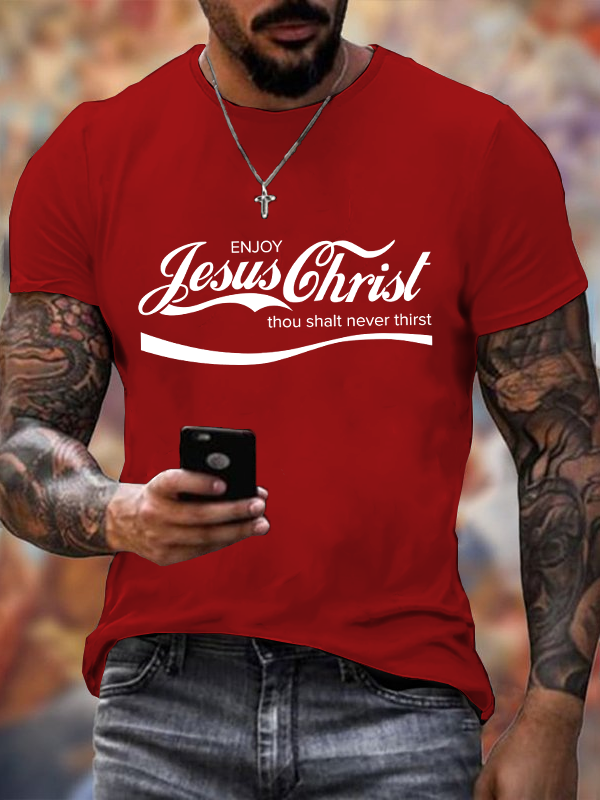 Classic Cotton Tee - Enjoy Jesus Christ Tee