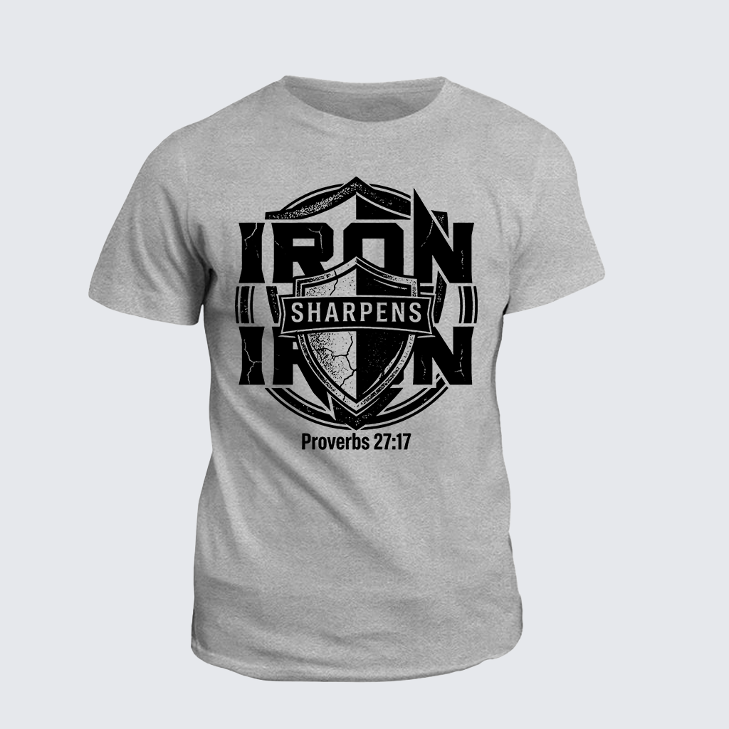 Classic Cotton Tee - Iron Sharpens Iron - Proverbs 27:17