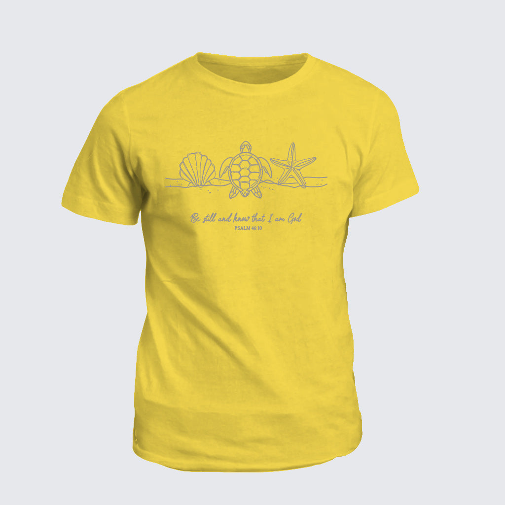Classic Cotton Tee - Be Still and Know That I am God
