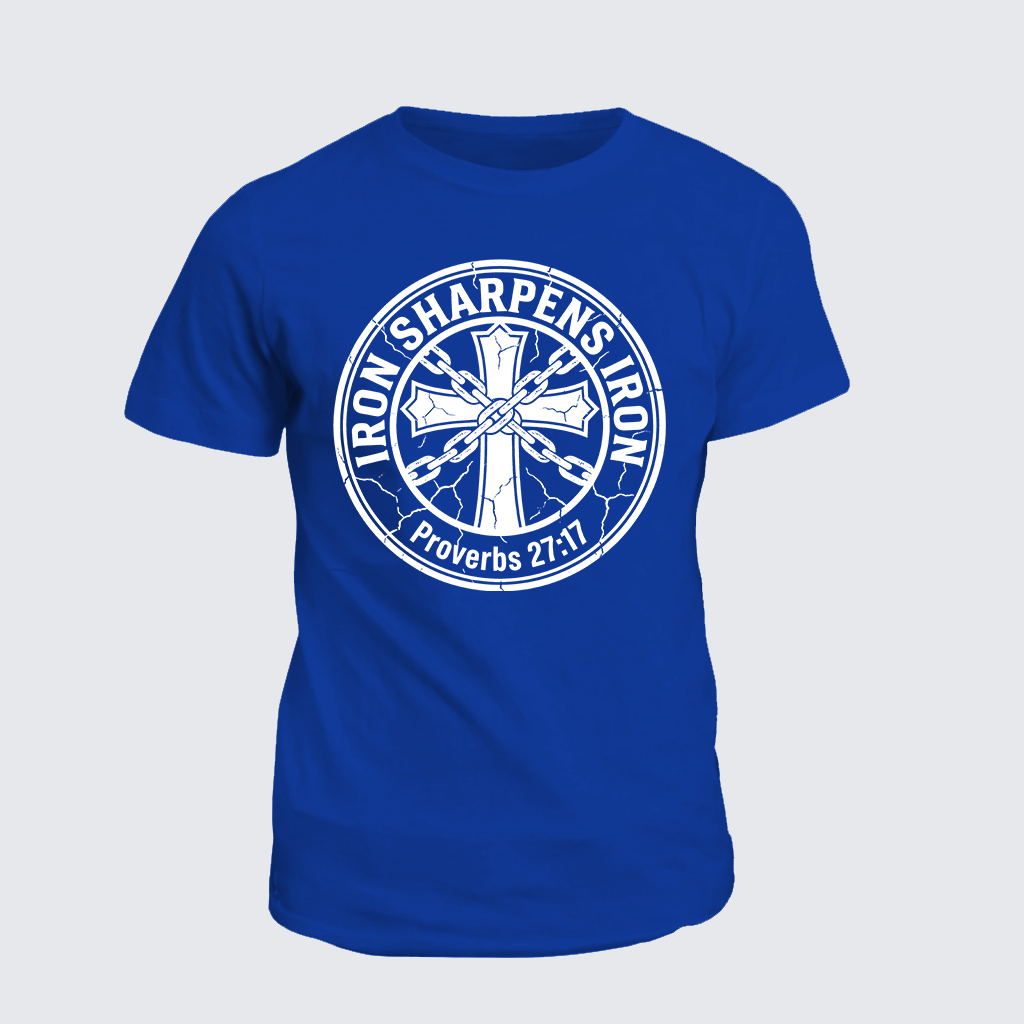 Classic Cotton Tee - Iron Sharpens Iron - Proverbs 27:17