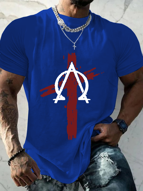 Classic Cotton Tee - Cross Crew Neck