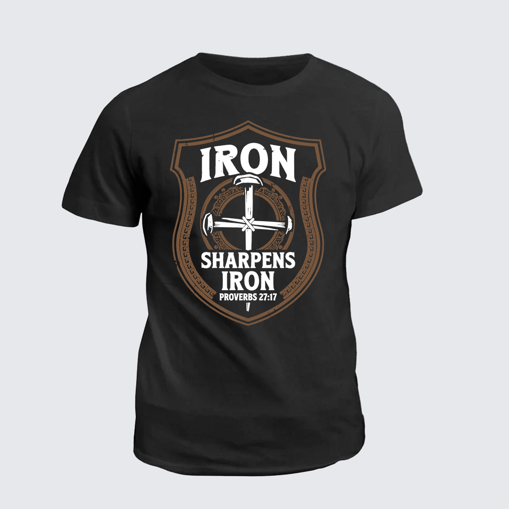 Classic Cotton Tee - Iron Sharpens Iron - Proverbs 27:17