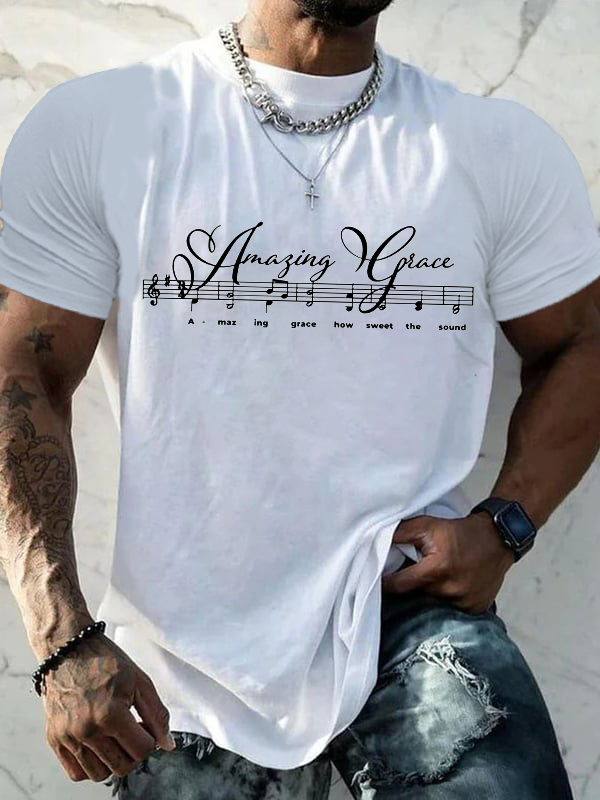 Classic Cotton Tee - Amazing Grace How Sweet the Sound T-shirt