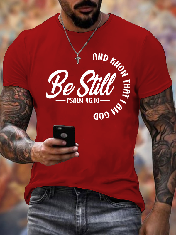 Classic Cotton Tee - Be Still