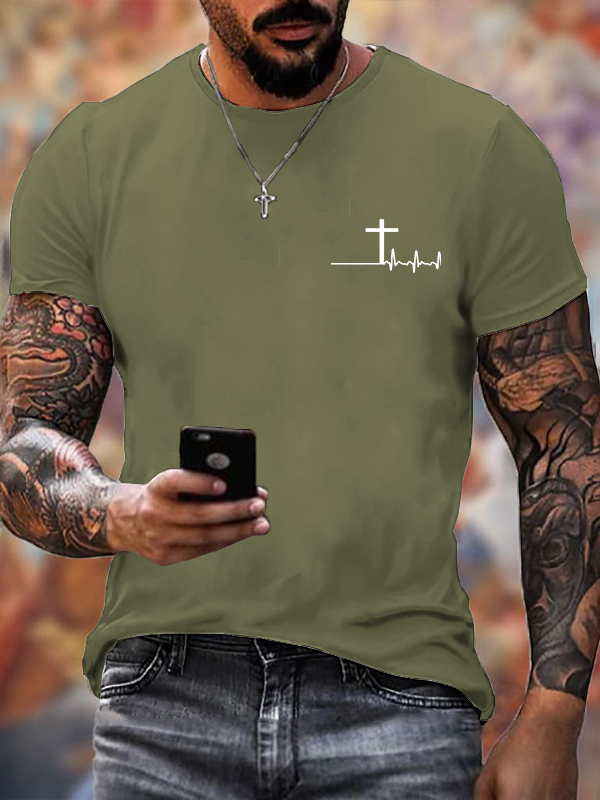 Classic Cotton Tee - ECG Cross