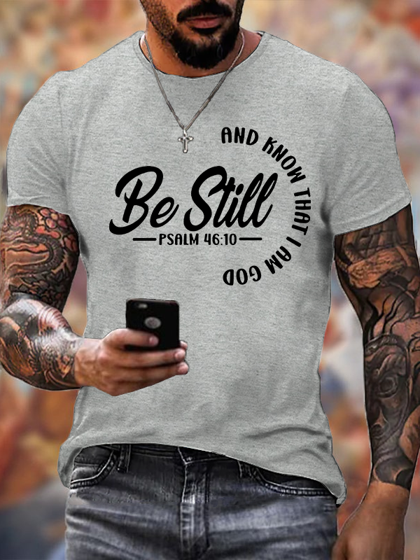 Classic Cotton Tee - Be Still