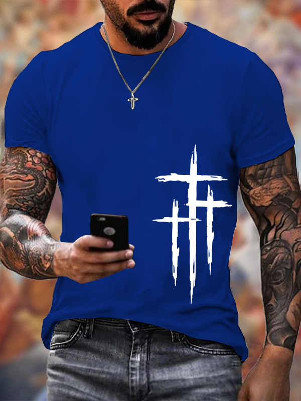 Classic Cotton Tee - Faith Cross