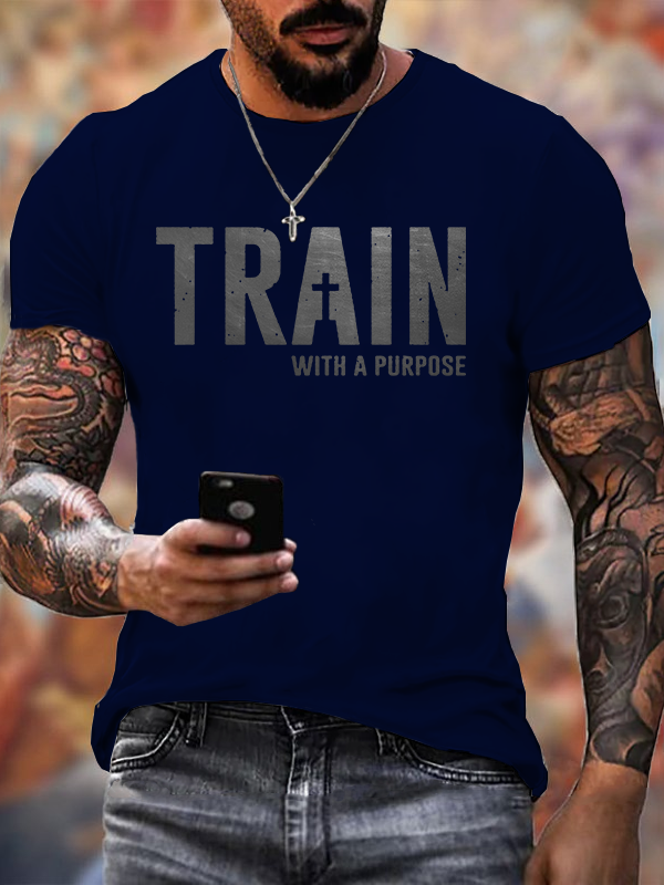 Classic Cotton Tee - Train With A Purpose