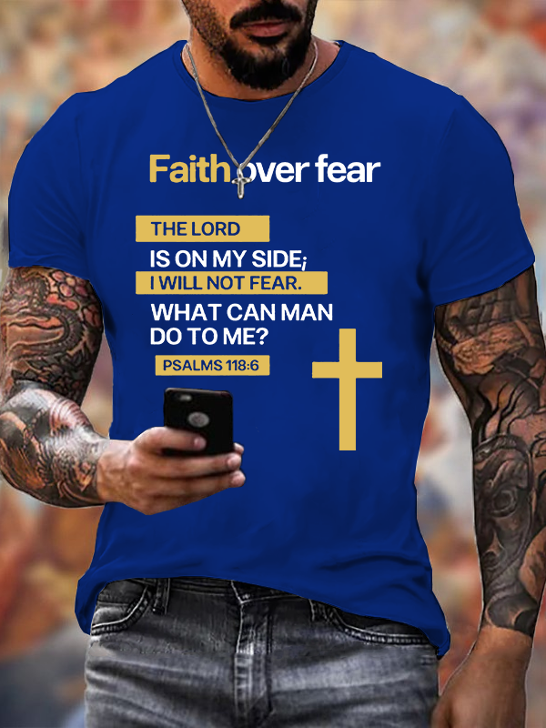 Classic Cotton Tee - Faith Over Fear