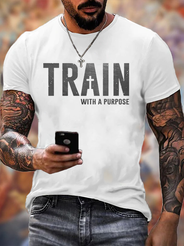 Classic Cotton Tee - Train With A Purpose