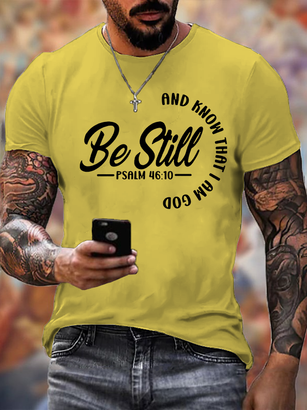 Classic Cotton Tee - Be Still