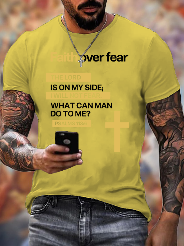 Classic Cotton Tee - Faith Over Fear