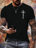 Classic Cotton Tee - Faith Cross