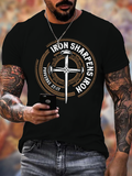 Classic Cotton Tee - Iron Sharpens Iron - Proverbs 27:17