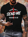 Classic Cotton Tee - Here Am I Send Me