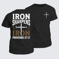 Classic Cotton Tee - Iron Sharpens Iron - Proverbs 27:17