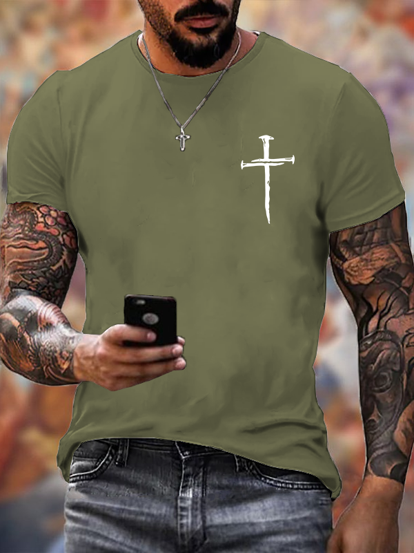 Classic Cotton Tee - Faith Cross