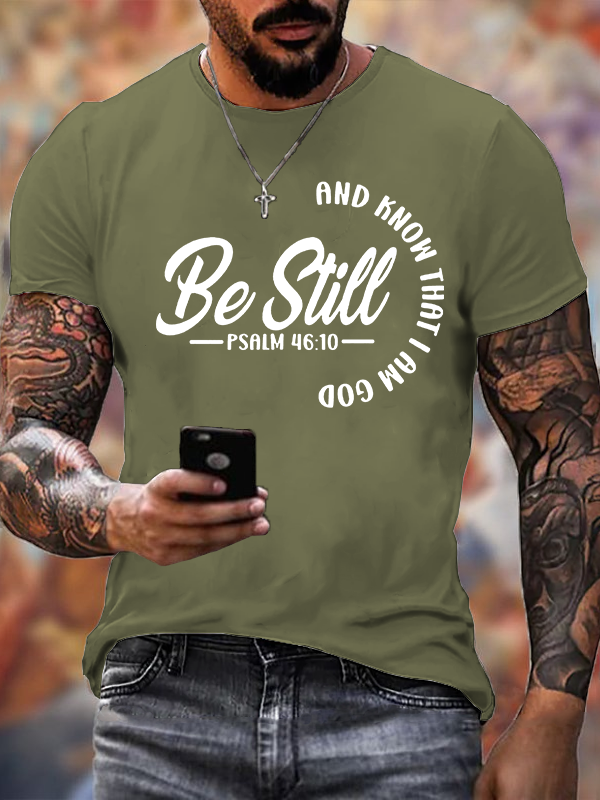 Classic Cotton Tee - Be Still
