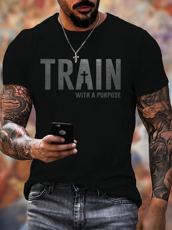 Classic Cotton Tee - Train With A Purpose