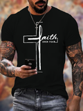 Classic Cotton Tee - Faith Over Fear Cross