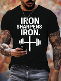 Classic Cotton Tee - Iron Sharpens Iron Cross