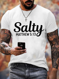 Classic Cotton Tee - Salty Matthew 5:13 T-shirt