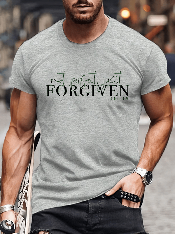 Classic Cotton Tee - Not Perfect Just Forgiven