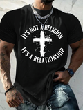 Classic Cotton Tee - It's Not A Religion It's A Relationship