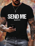 Classic Cotton Tee - Isaiah 6:8 - SEND ME