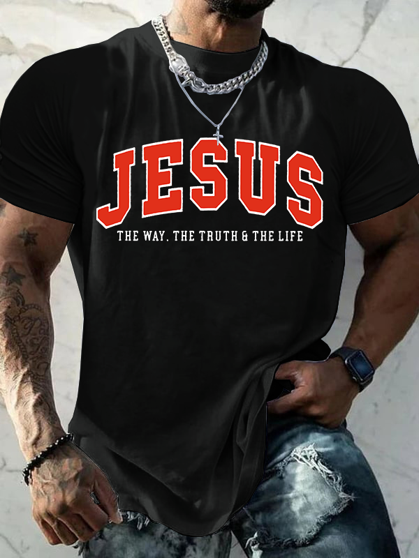 Classic Cotton Tee - Jesus The Way The Truth And The Life