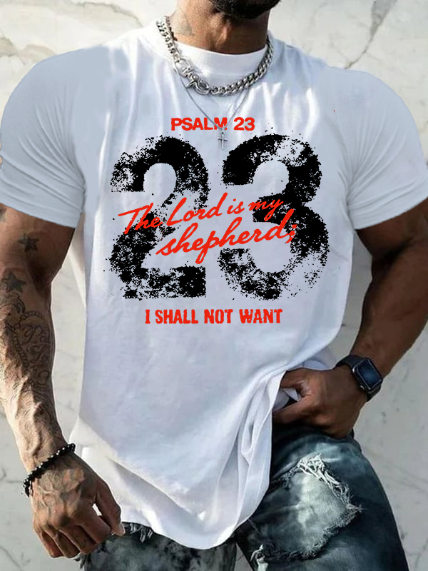 Classic Cotton Tee - Psalm 23