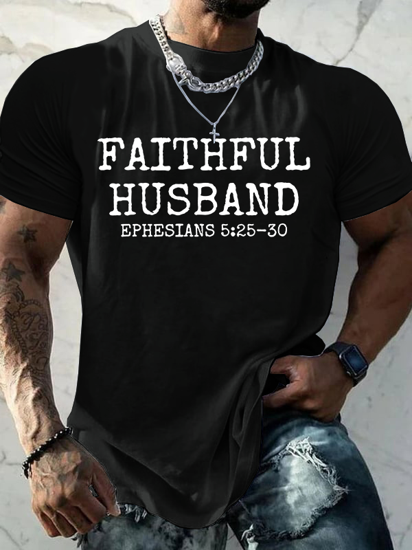 Classic Cotton Tee - Faithful Husband