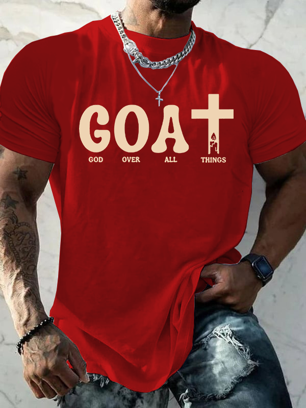 Classic Cotton Tee - God Over All Things