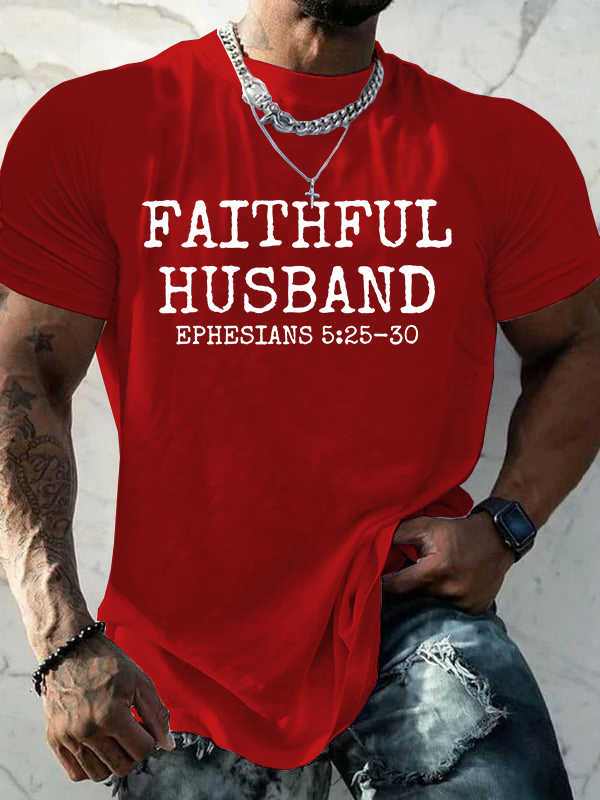 Classic Cotton Tee - Faithful Husband