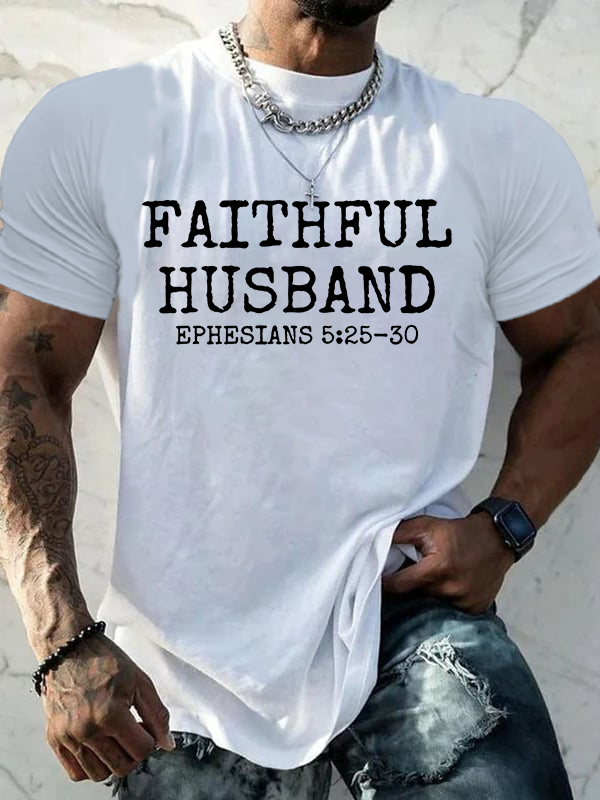 Classic Cotton Tee - Faithful Husband