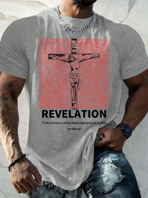 Classic Cotton Tee - Revelation Who Loves Us