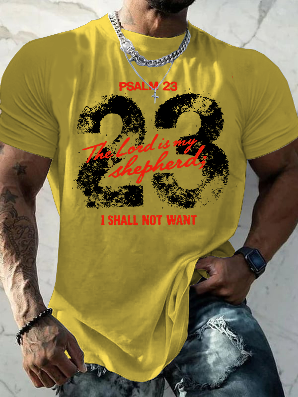 Classic Cotton Tee - Psalm 23