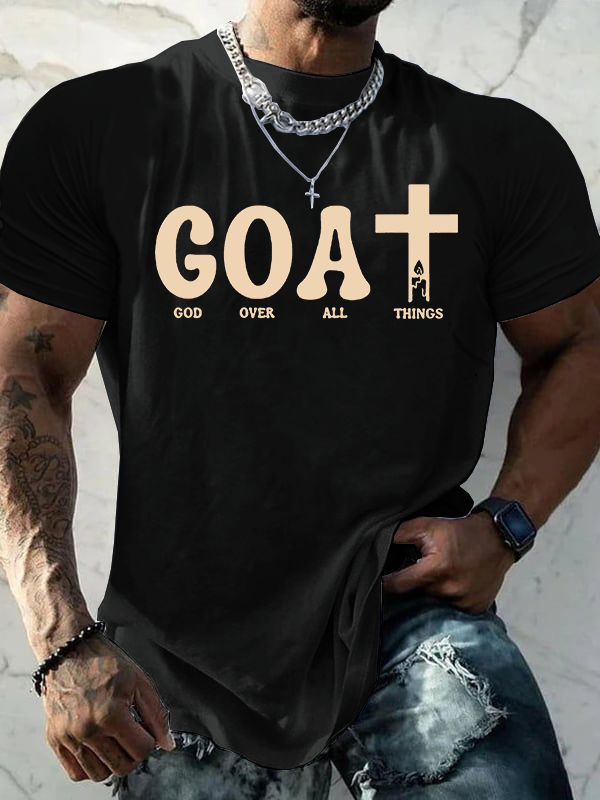 Classic Cotton Tee - God Over All Things