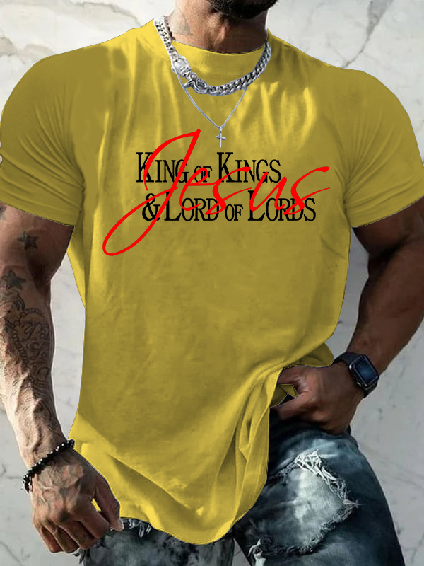 Classic Cotton Tee - Yeshua King Of Kings Lord Of Lords