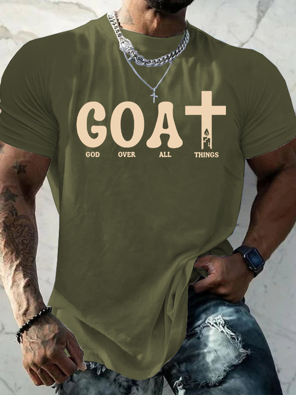 Classic Cotton Tee - God Over All Things