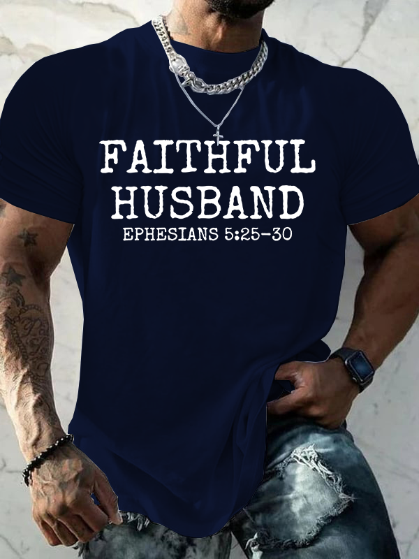 Classic Cotton Tee - Faithful Husband