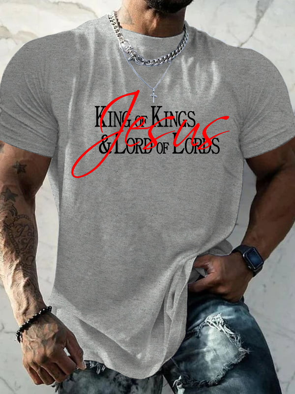 Classic Cotton Tee - Yeshua King Of Kings Lord Of Lords