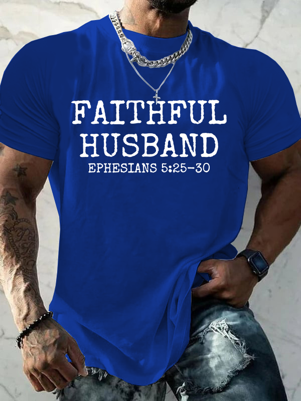 Classic Cotton Tee - Faithful Husband