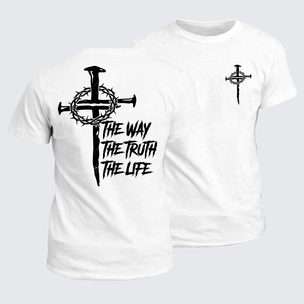 Classic Cotton Tee - Jesus The Way The Truth The Life