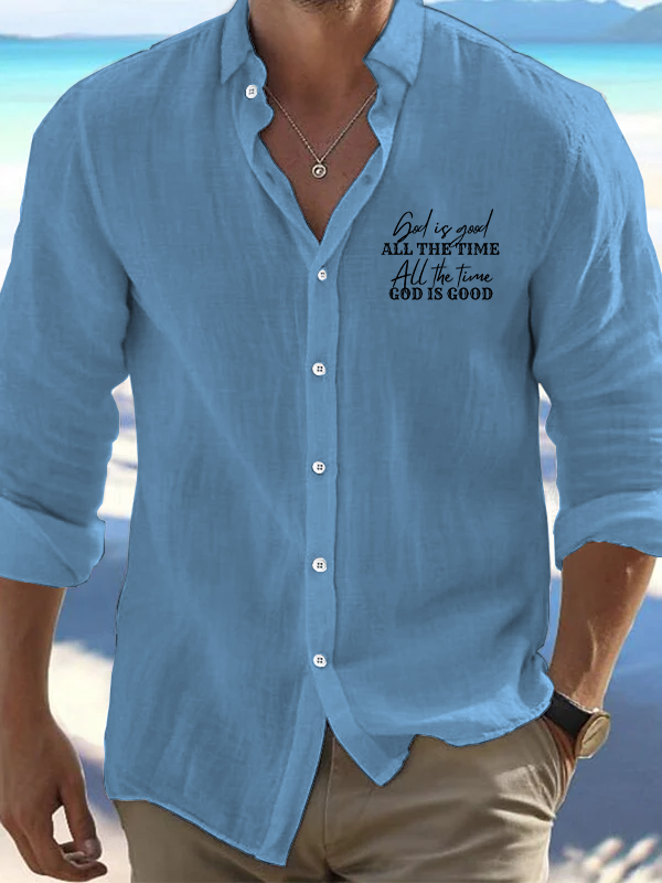 God Is Good All the Time Casual Shirt