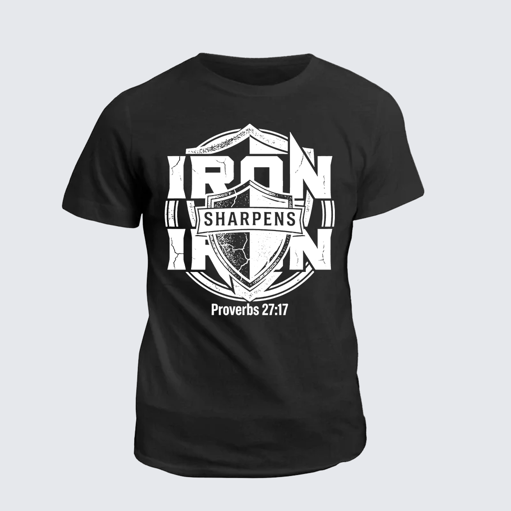 Classic Cotton Tee - Iron Sharpens Iron - Proverbs 27:17
