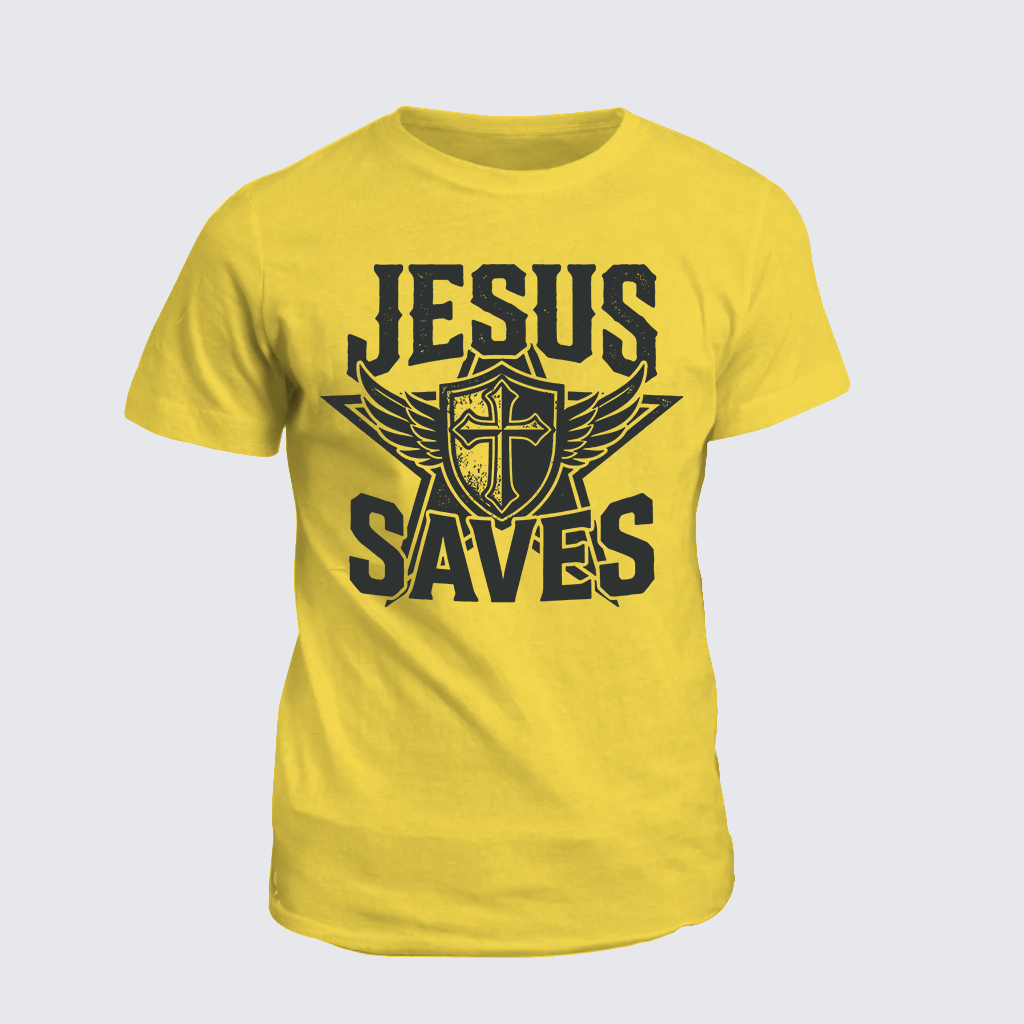 Classic Cotton Tee - Jesus Saves