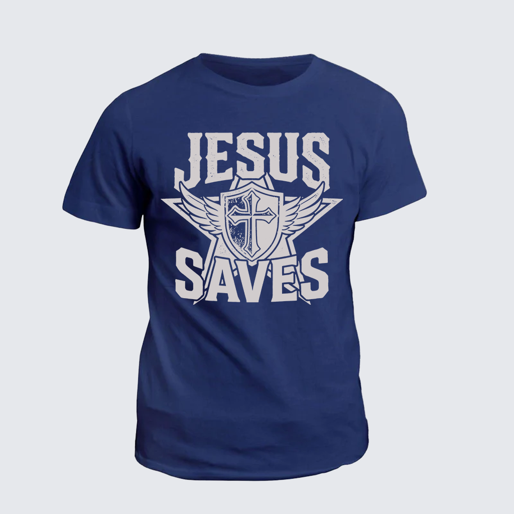 Classic Cotton Tee - Jesus Saves