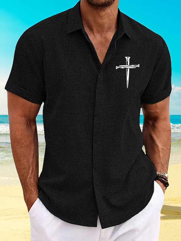Men's Cross  Short Sleeve Shirt